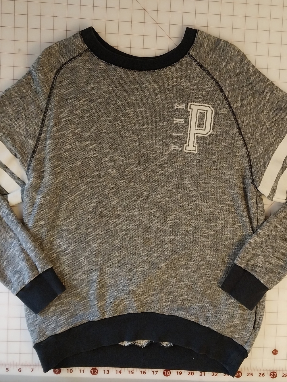 PINK Victoria's Secret Black & White Crewneck Sweatshirt